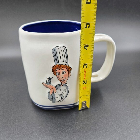 Disney Pixar Ratatouille Chef Alfredo & Remi Blue No Spoon Double Sided Rae Dunn - Picture 8 of 9